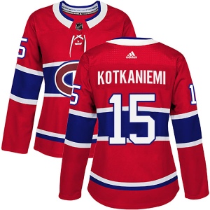 Women's Jesperi Kotkaniemi Montreal Canadiens Authentic Home Jersey - Red