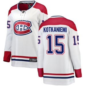 Women's Jesperi Kotkaniemi Montreal Canadiens Breakaway Away Jersey - White