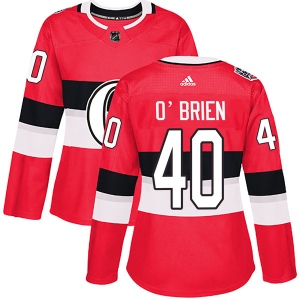 Women's Jim O'Brien Ottawa Senators Authentic 2017 100 Classic Jersey - Red