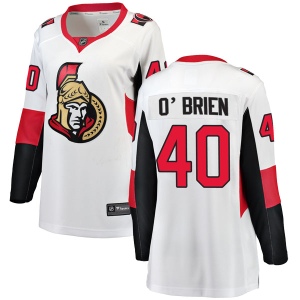 Women's Jim O'Brien Ottawa Senators Breakaway Away Jersey - White