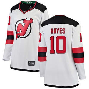 Women's Jimmy Hayes New Jersey Devils Breakaway Away Jersey - White