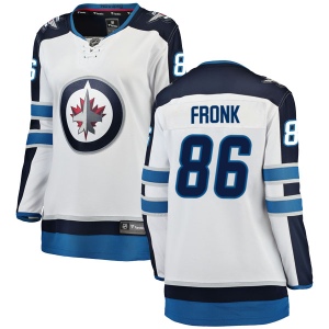 Women's Jiri Fronk Winnipeg Jets Breakaway Away Jersey - White