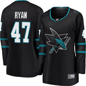 Women's Joakim Ryan San Jose Sharks Breakaway Alternate Jersey - Black