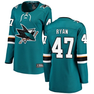 Women's Joakim Ryan San Jose Sharks Breakaway Home Jersey - Teal