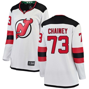 Women's Jocktan Chainey New Jersey Devils Breakaway Away Jersey - White