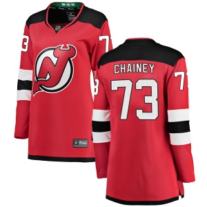 Women's Jocktan Chainey New Jersey Devils Breakaway Home Jersey - Red