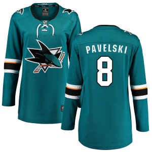 Women's Joe Pavelski San Jose Sharks Home Breakaway Jersey - Teal