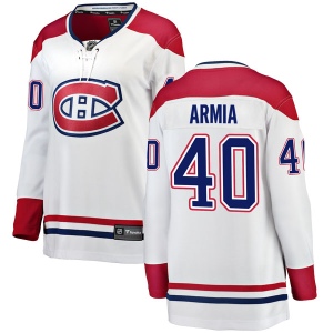 Women's Joel Armia Montreal Canadiens Breakaway Away Jersey - White