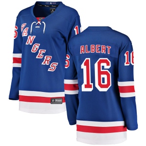 Women's John Albert New York Rangers Breakaway Home Jersey - Blue