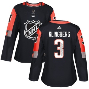 Women's John Klingberg Dallas Stars Authentic 2018 All-Star Central Division Jersey - Black