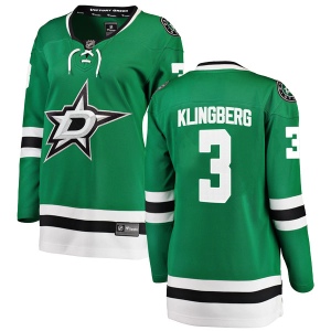 Women's John Klingberg Dallas Stars Breakaway Home Jersey - Green