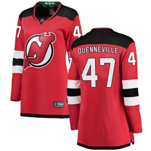 Women's John Quenneville New Jersey Devils Breakaway Home Jersey - Red