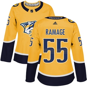 Women's John Ramage Nashville Predators Authentic Home Jersey - Gold