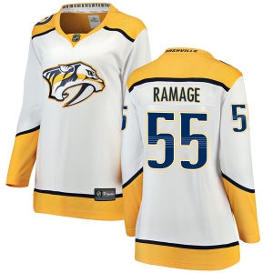 Women's John Ramage Nashville Predators Breakaway Away Jersey - White