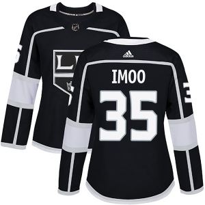 Women's Jonah Imoo Los Angeles Kings Authentic Home Jersey - Black