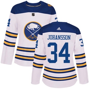 Women's Jonas Johansson Buffalo Sabres Authentic 2018 Winter Classic Jersey - White