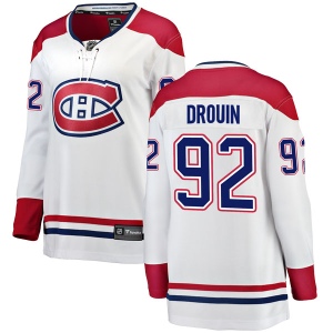 Women's Jonathan Drouin Montreal Canadiens Breakaway Away Jersey - White