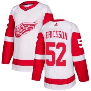 Women's Jonathan Ericsson Detroit Red Wings Authentic Away Jersey - White