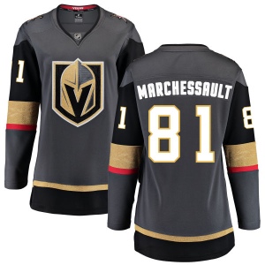 Women's Jonathan Marchessault Vegas Golden Knights Black Home Breakaway Jersey - Gold