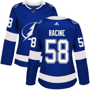 Women's Jonathan Racine Tampa Bay Lightning Authentic Home Jersey - Blue