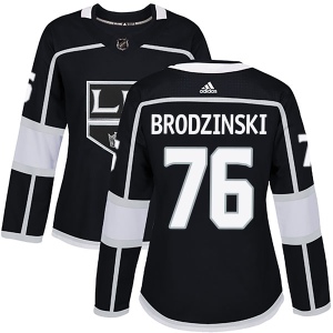 Women's Jonny Brodzinski Los Angeles Kings Authentic Home Jersey - Black