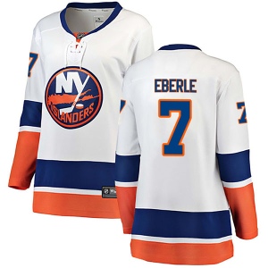 Women's Jordan Eberle New York Islanders Breakaway Away Jersey - White