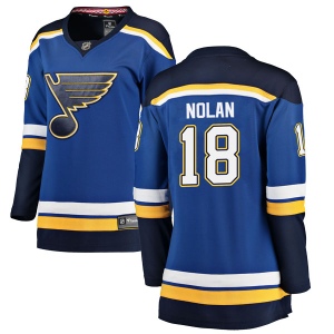 Women's Jordan Nolan St. Louis Blues Breakaway Home Jersey - Blue