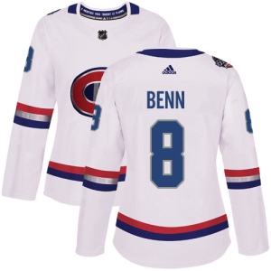 Women's Jordie Benn Montreal Canadiens Authentic 2017 100 Classic Jersey - White