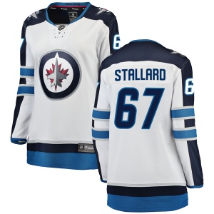 Women's Jordy Stallard Winnipeg Jets Breakaway Away Jersey - White