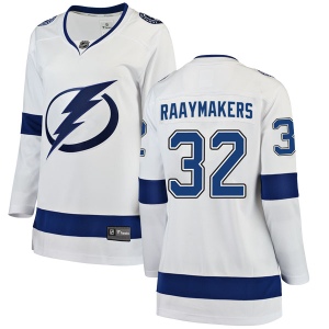 Women's Joseph Raaymakers Tampa Bay Lightning Breakaway Away Jersey - White