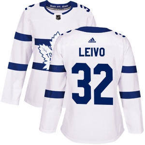 Women's Josh Leivo Toronto Maple Leafs Authentic 2018 Stadium Series Jersey - White