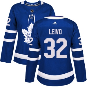 Women's Josh Leivo Toronto Maple Leafs Authentic Home Jersey - Royal Blue