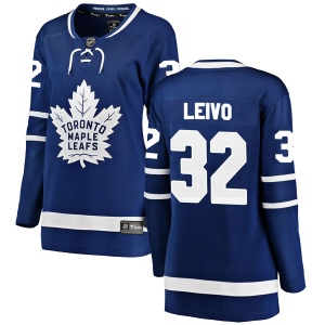 Women's Josh Leivo Toronto Maple Leafs Breakaway Home Jersey - Blue