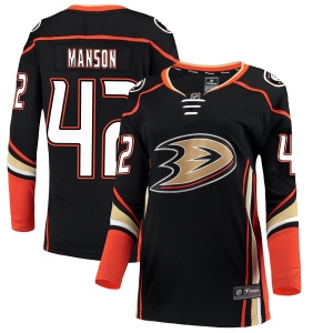 Women's Josh Manson Anaheim Ducks Authentic Home Jersey - Black