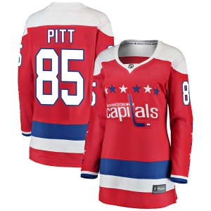 Women's Josh Pitt Washington Capitals Breakaway Alternate Jersey - Red