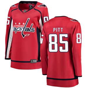 Women's Josh Pitt Washington Capitals Breakaway Home Jersey - Red