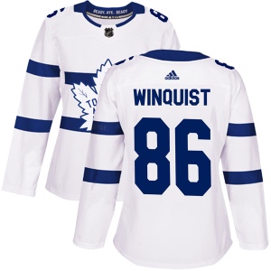 Women's Josh Winquist Toronto Maple Leafs Authentic 2018 Stadium Series Jersey - White