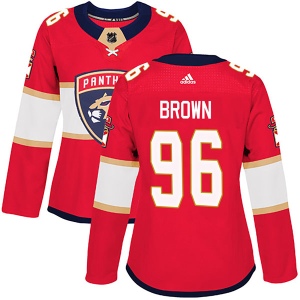 Women's Joshua Brown Florida Panthers Authentic Home Jersey - Red