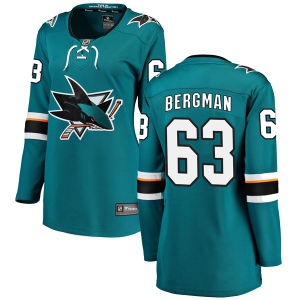 Women's Julius Bergman San Jose Sharks Breakaway Home Jersey - Teal