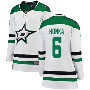 Women's Julius Honka Dallas Stars Breakaway Away Jersey - White