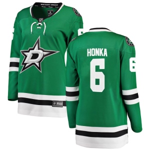 Women's Julius Honka Dallas Stars Breakaway Home Jersey - Green