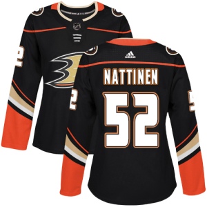 Women's Julius Nattinen Anaheim Ducks Authentic Home Jersey - Black