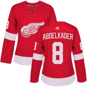 Women's Justin Abdelkader Detroit Red Wings Authentic Home Jersey - Red