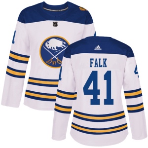 Women's Justin Falk Buffalo Sabres Authentic 2018 Winter Classic Jersey - White