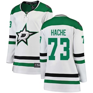 Women's Justin Hache Dallas Stars Breakaway Away Jersey - White