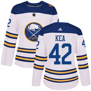 Women's Justin Kea Buffalo Sabres Authentic 2018 Winter Classic Jersey - White