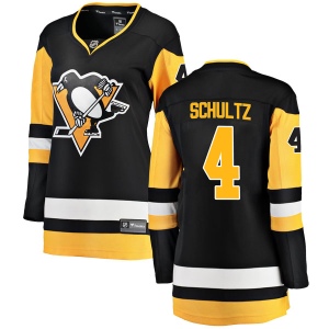 Women's Justin Schultz Pittsburgh Penguins Breakaway Home Jersey - Black