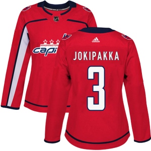 Women's Jyrki Jokipakka Washington Capitals Authentic Home Jersey - Red