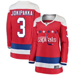 Women's Jyrki Jokipakka Washington Capitals Breakaway Alternate Jersey - Red