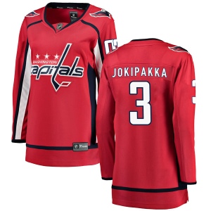 Women's Jyrki Jokipakka Washington Capitals Breakaway Home Jersey - Red